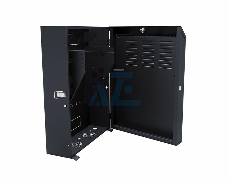 6U Vertical Wall Mount Rack Enclosure 36 Inch Switch Depth AZE